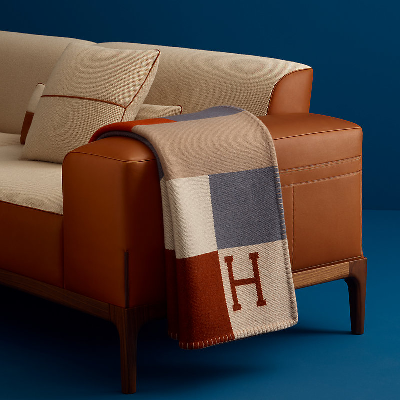 Hermes h throw blanket hot sale